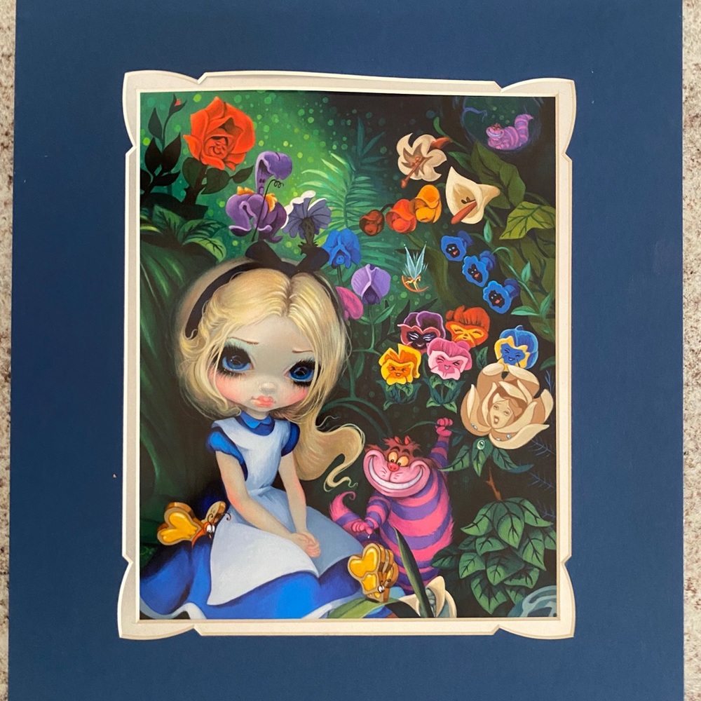 Alice in the Garden Print
